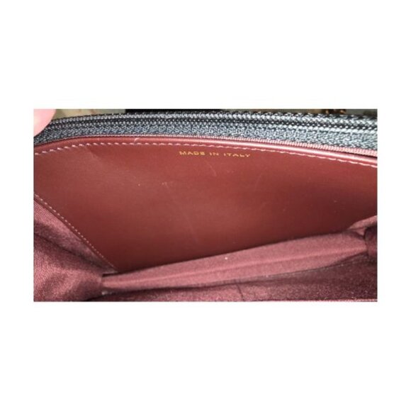 CHANEL Caviar Quilted Wallet On Chain WOC in Black/Gold - Picture 9 of 10